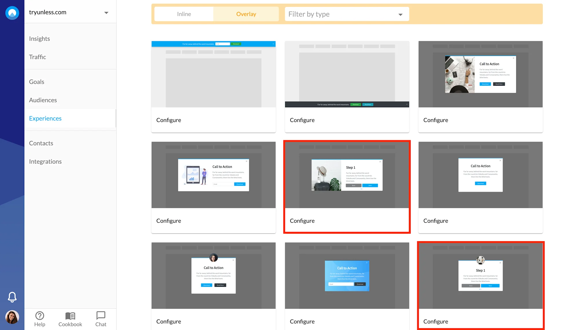 How to set up multi-step component experiences