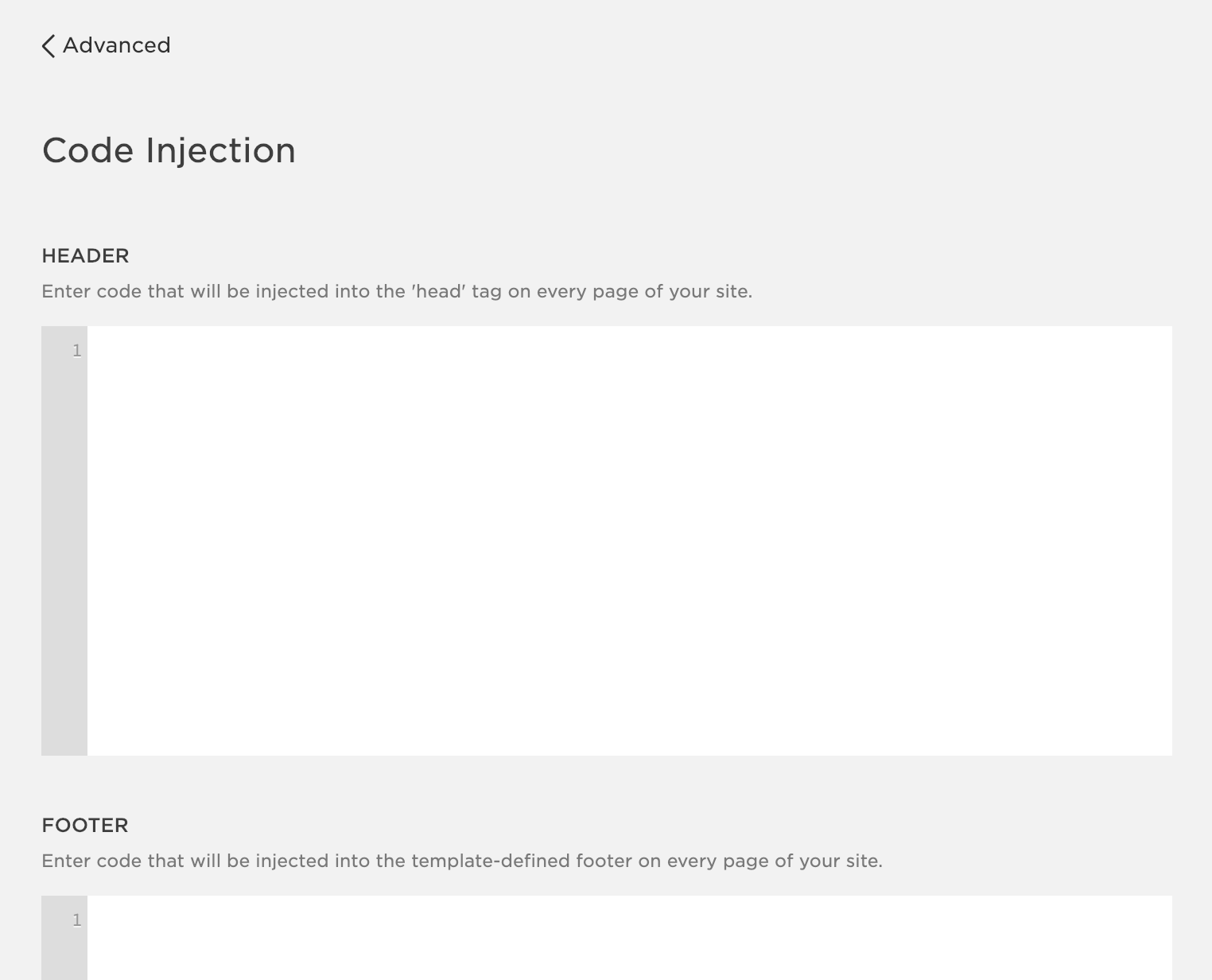 Squarespace code injection 2