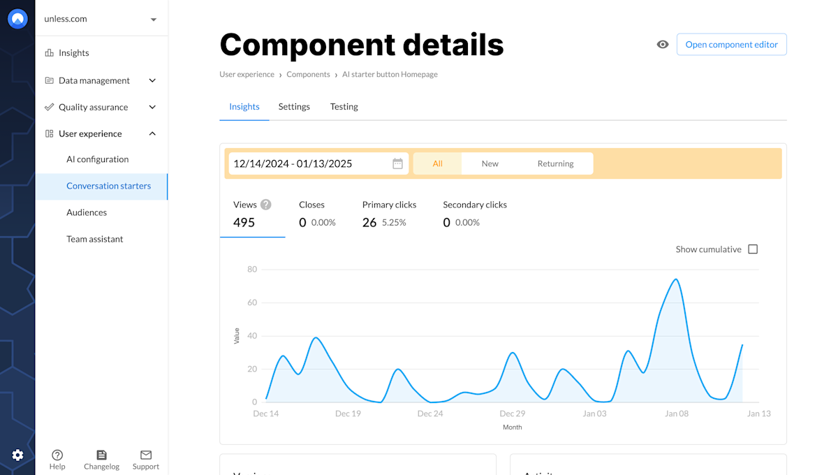 Component insights