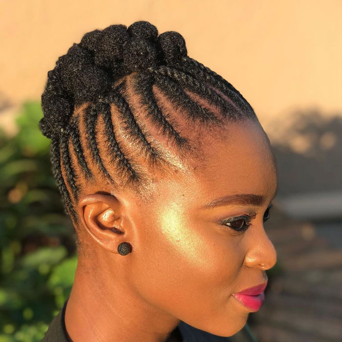 Flat-Twists-Updo-on-Short-Natural-Hair