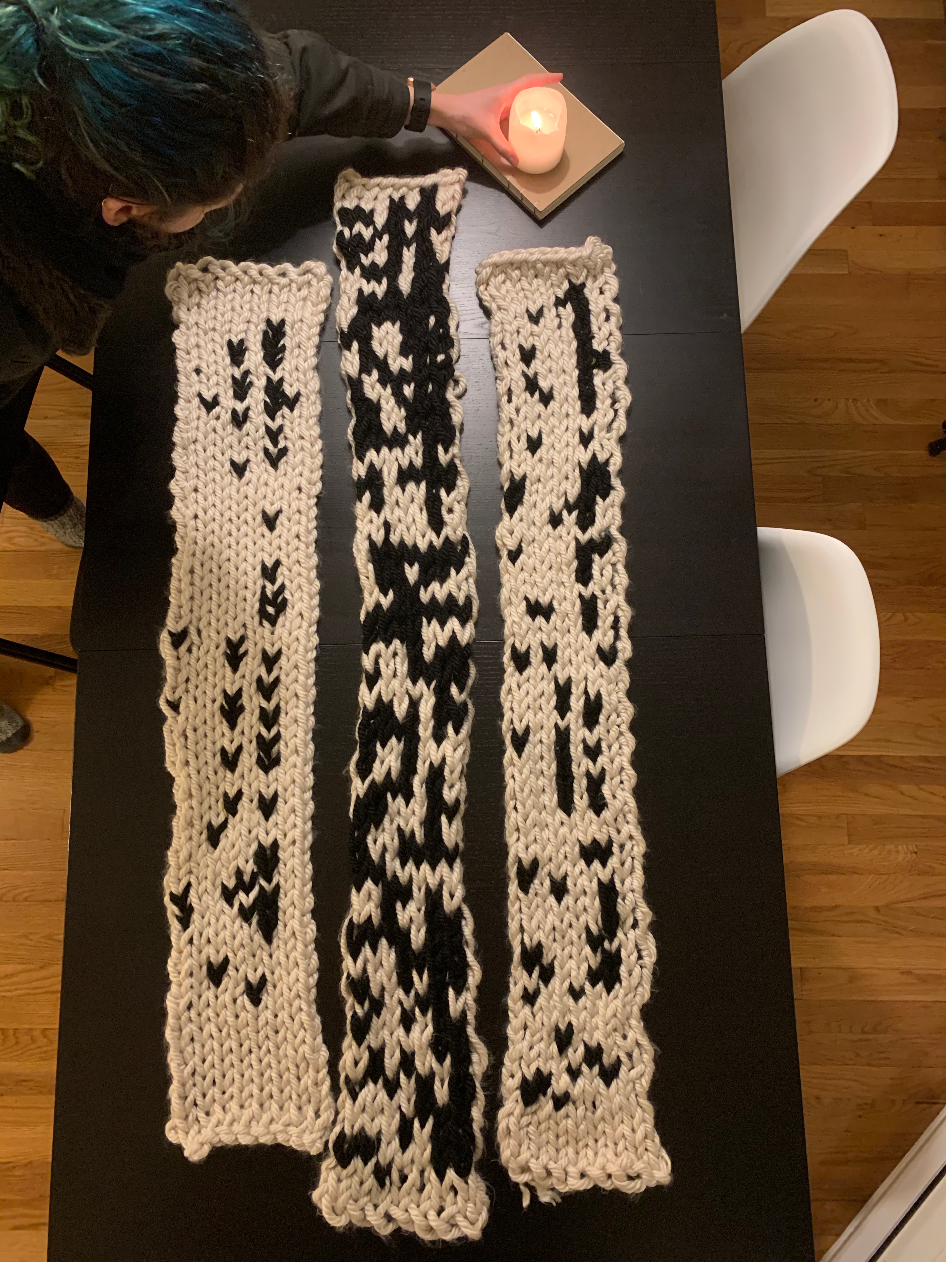 Guestbook Data Scarves