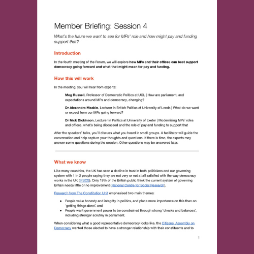 CF4 briefing
