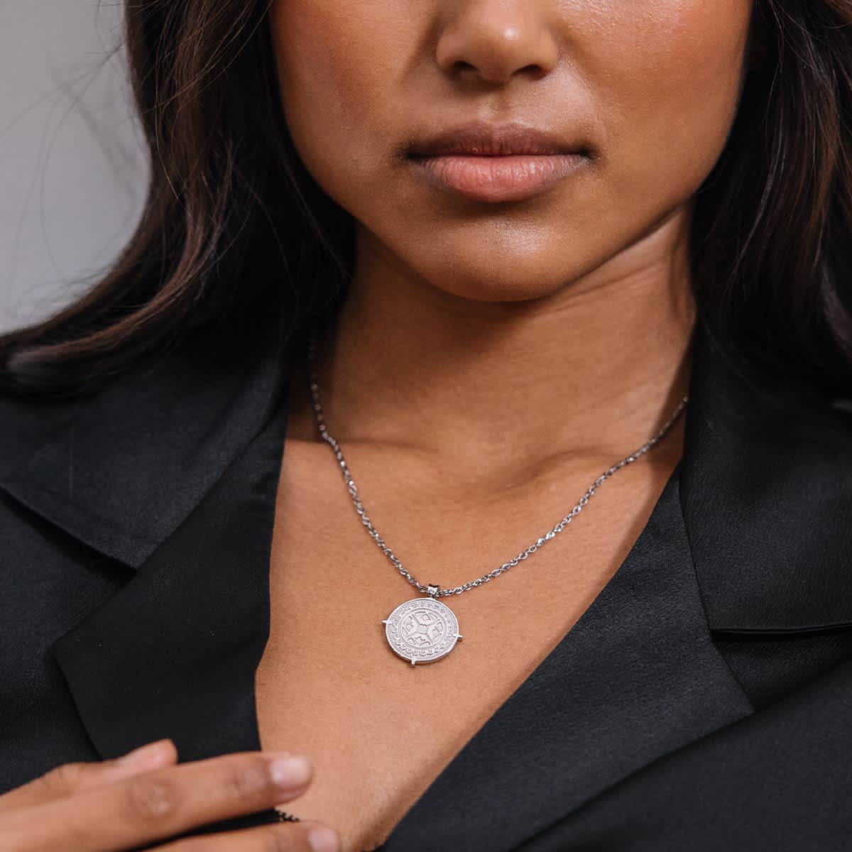 Necklace Coin Marrakech Silver_thumbnail_1