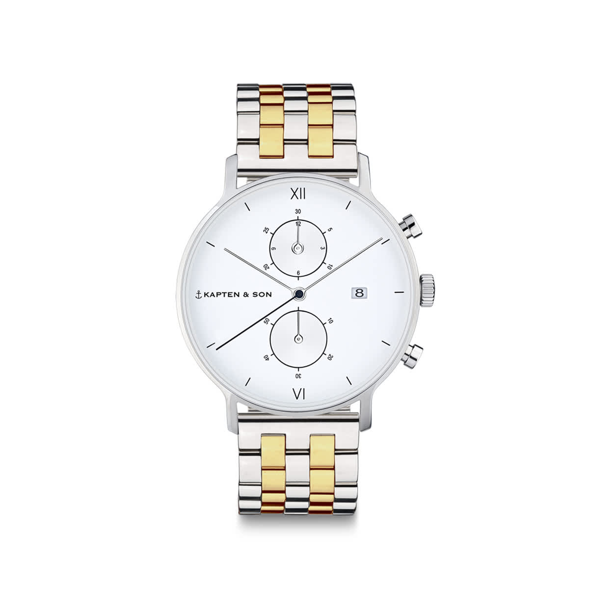 Chrono Small Silver Bicolor Steel_thumbnail_0
