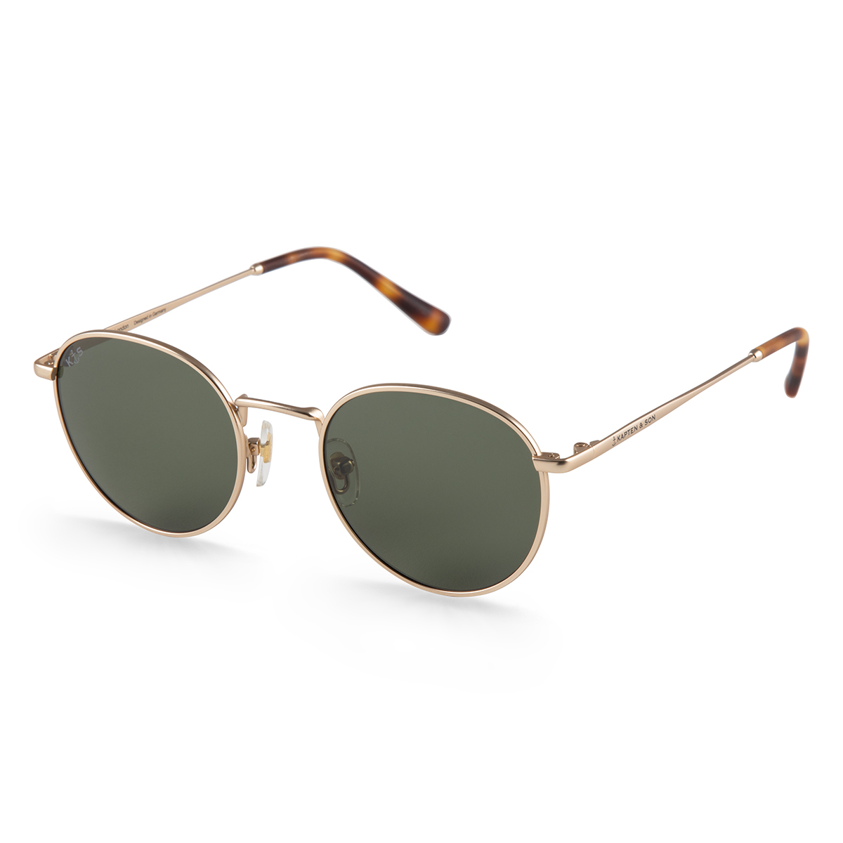 gold green sunglasses