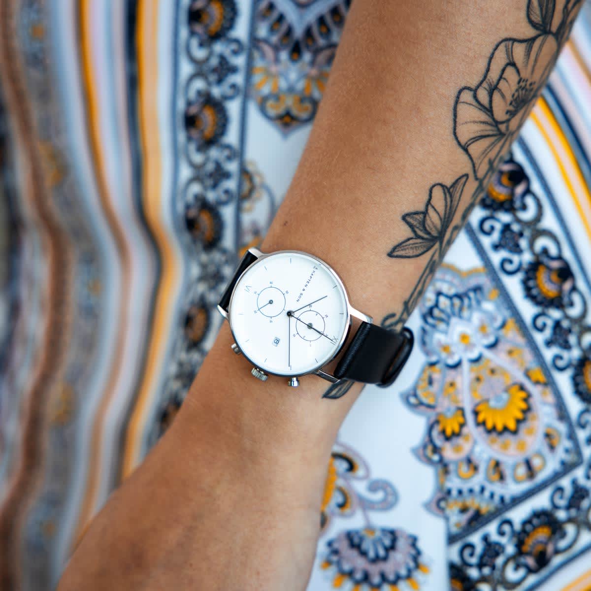 Chrono Silver Black Leather_thumbnail_4