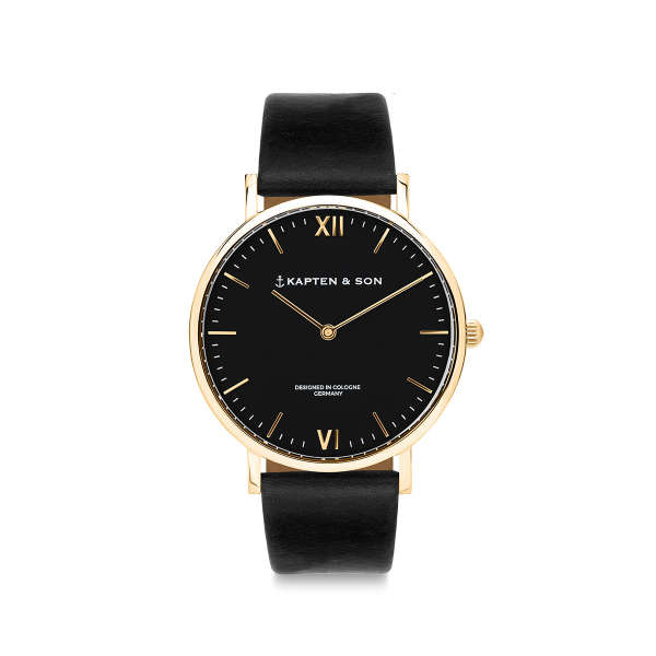 Campus Small Gold All Black