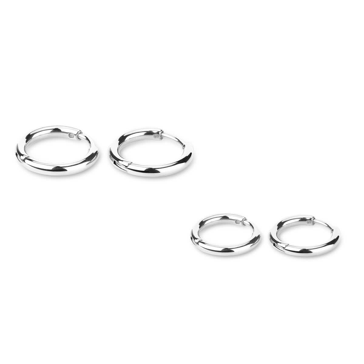 Jewellery Set Hoop Silver _thumbnail_0