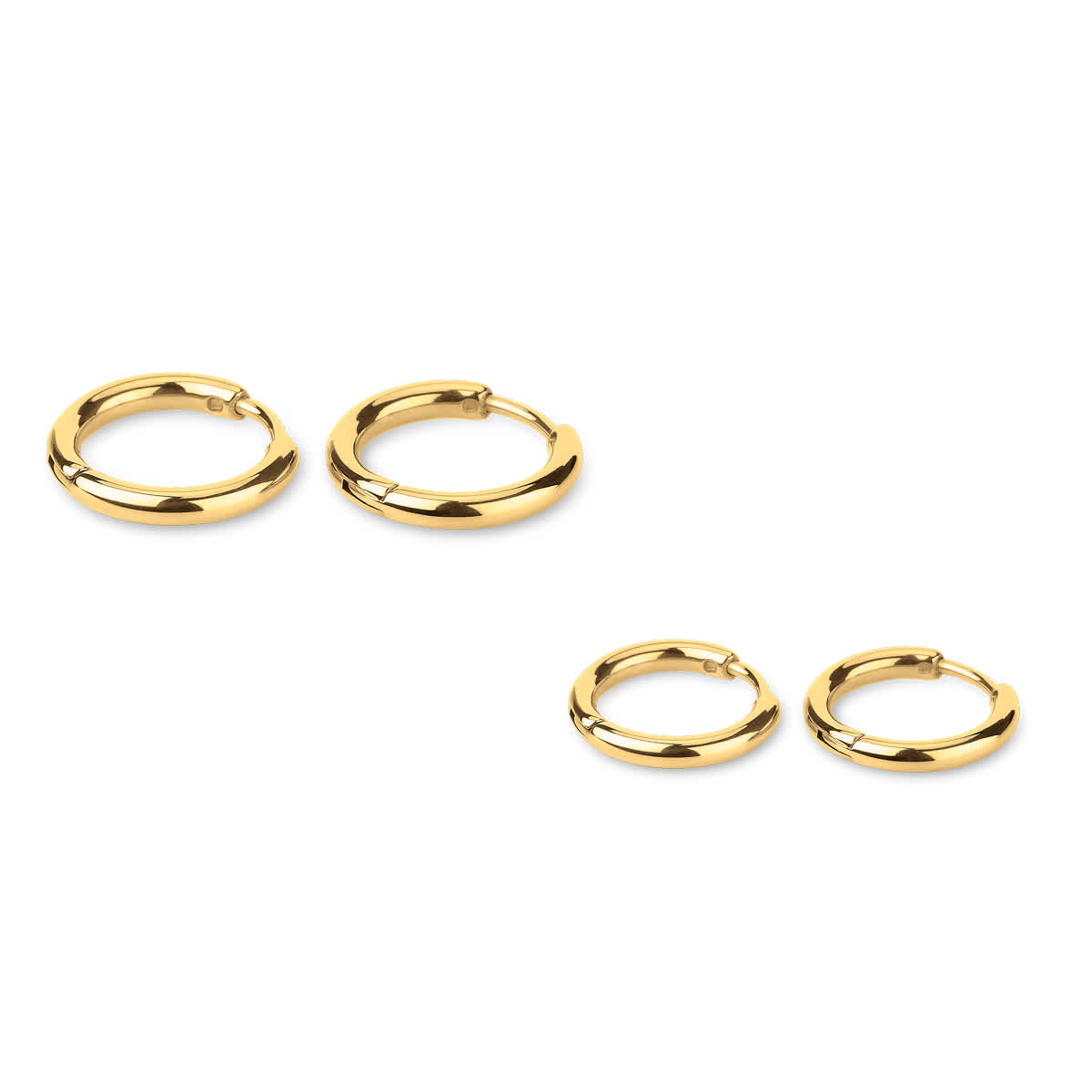 Jewellery Set Hoop Gold _thumbnail_0