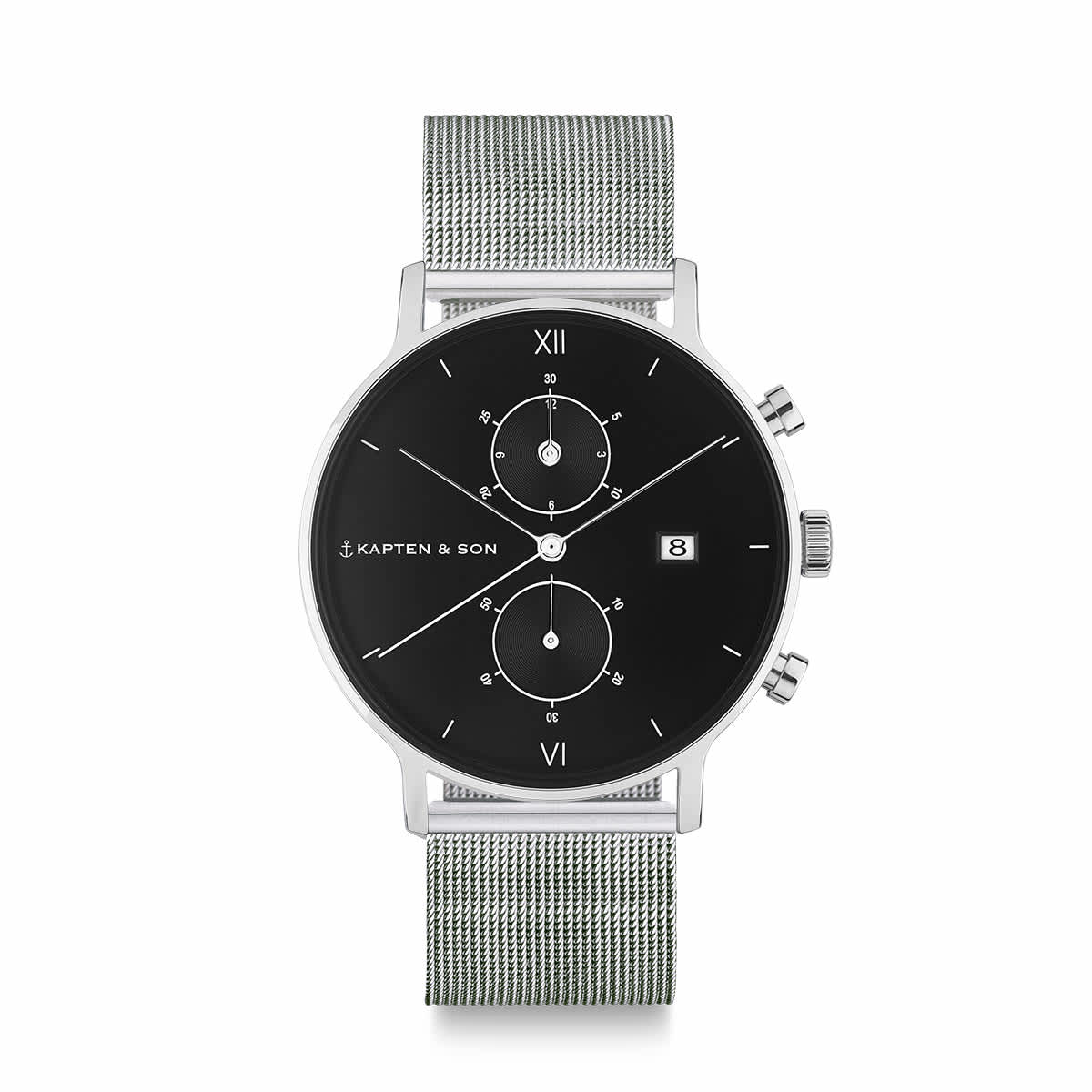 Chrono Silver Black Mesh_thumbnail_0