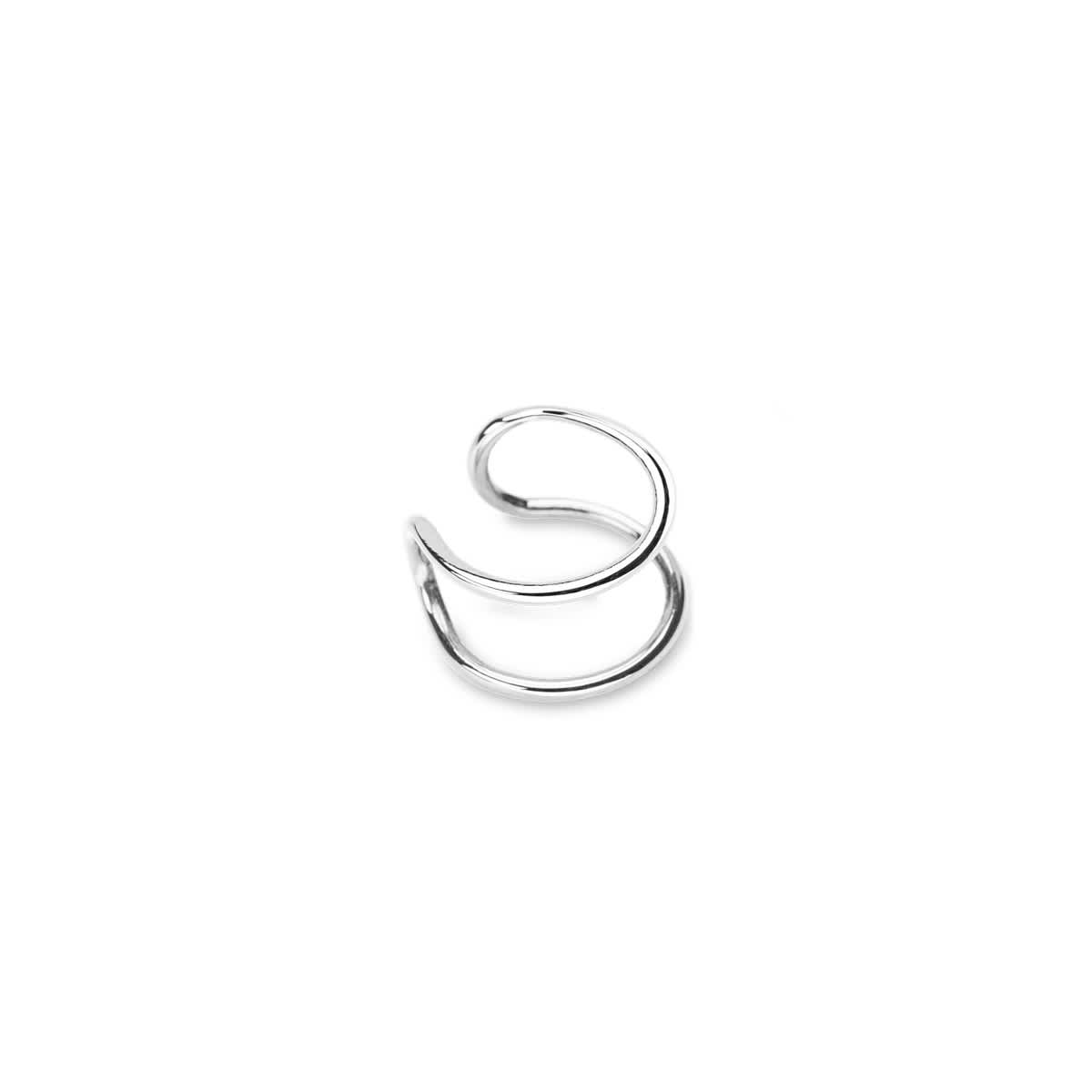 Ear Cuff Minimalist Silver_thumbnail_0