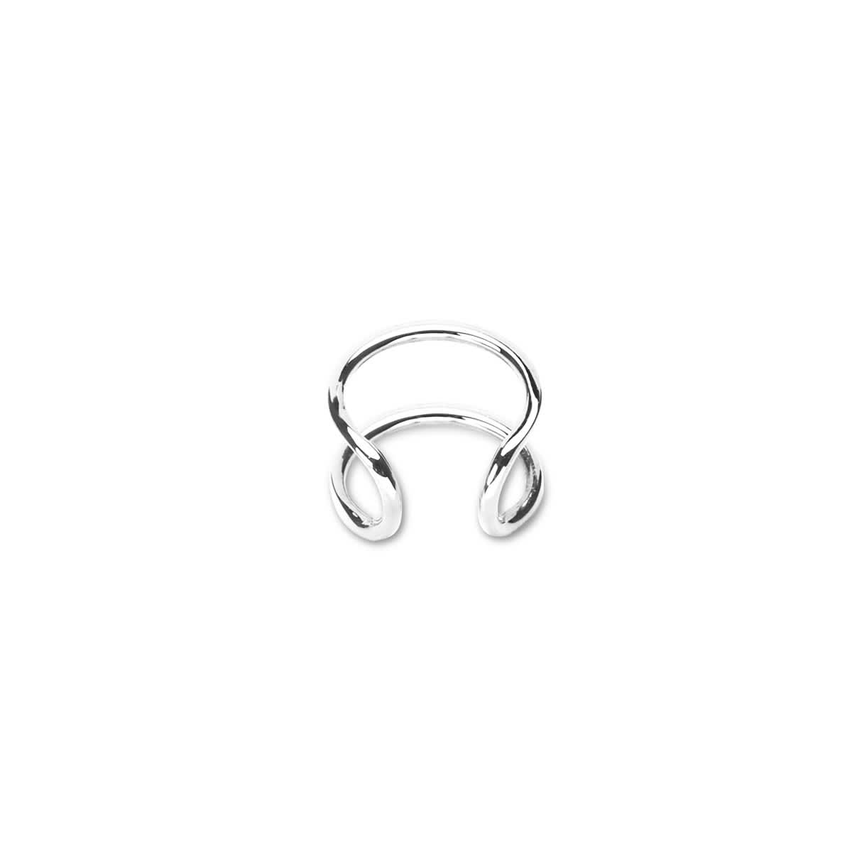 Ear Cuff Minimalist Silver_thumbnail_1