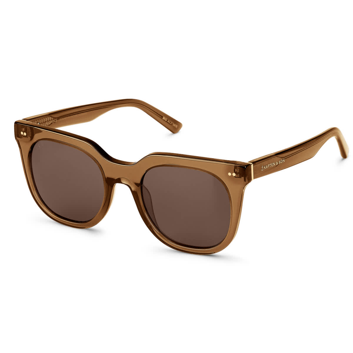 Florence Transparent Caramel Brown