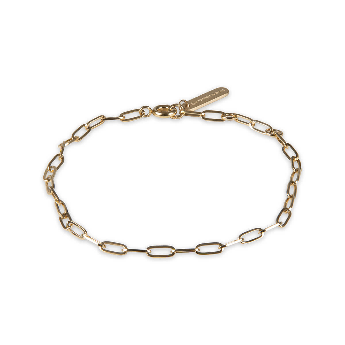 Bracelet Lock Gold Accessories | Kapten &