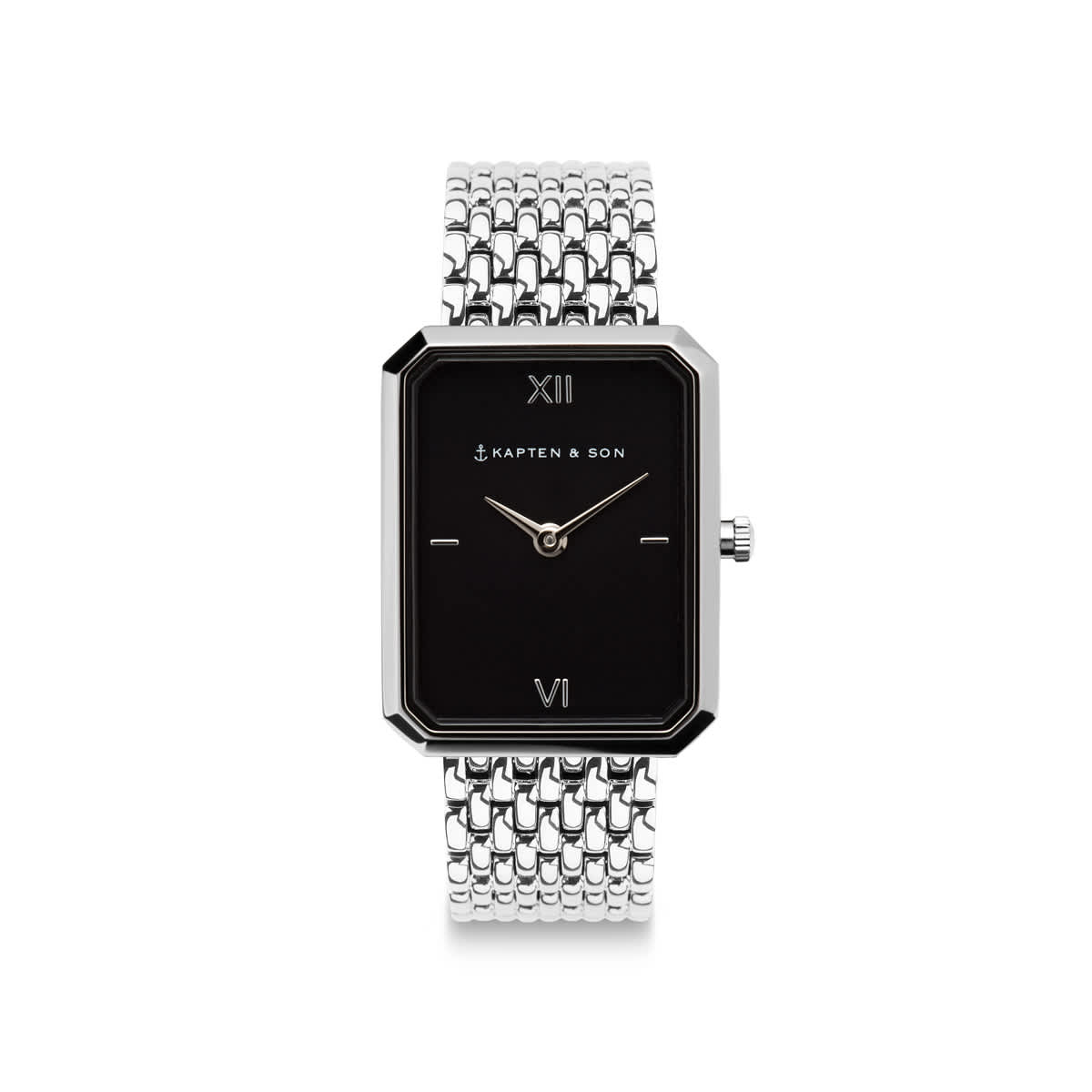 Grace Silver Black Woven Steel _thumbnail_0