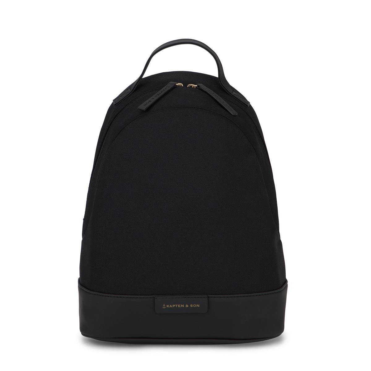 all black backpack