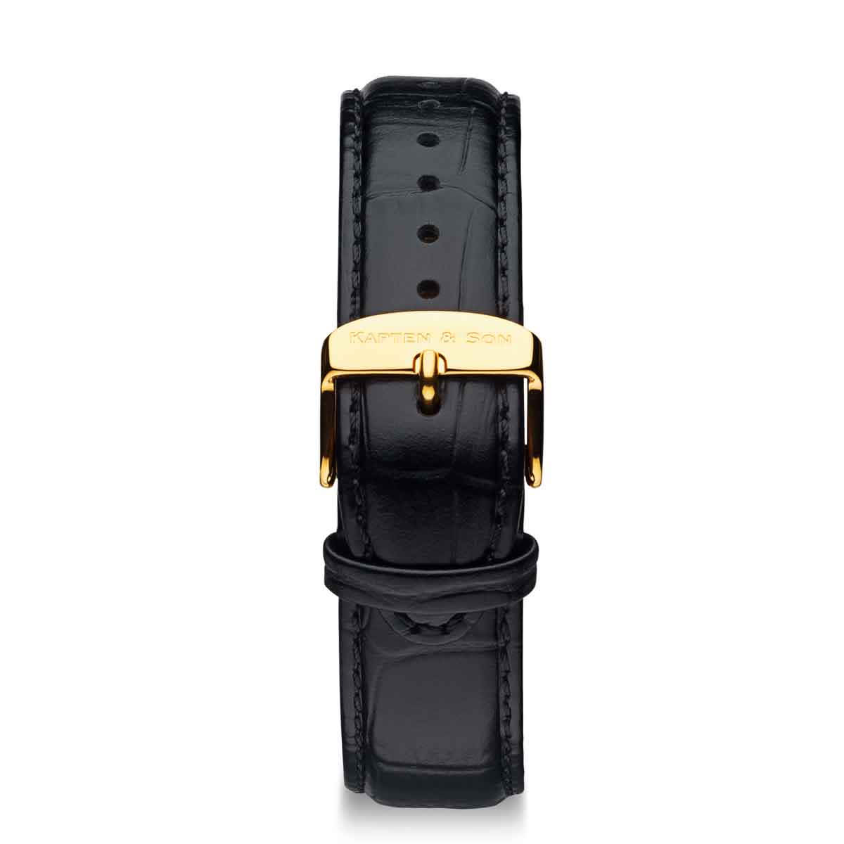 Leather Strap Black Croco Leather_thumbnail_0