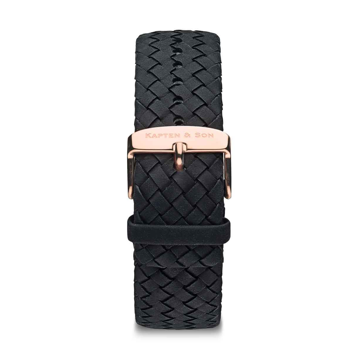 Leather Strap Black Woven Leather_thumbnail_0