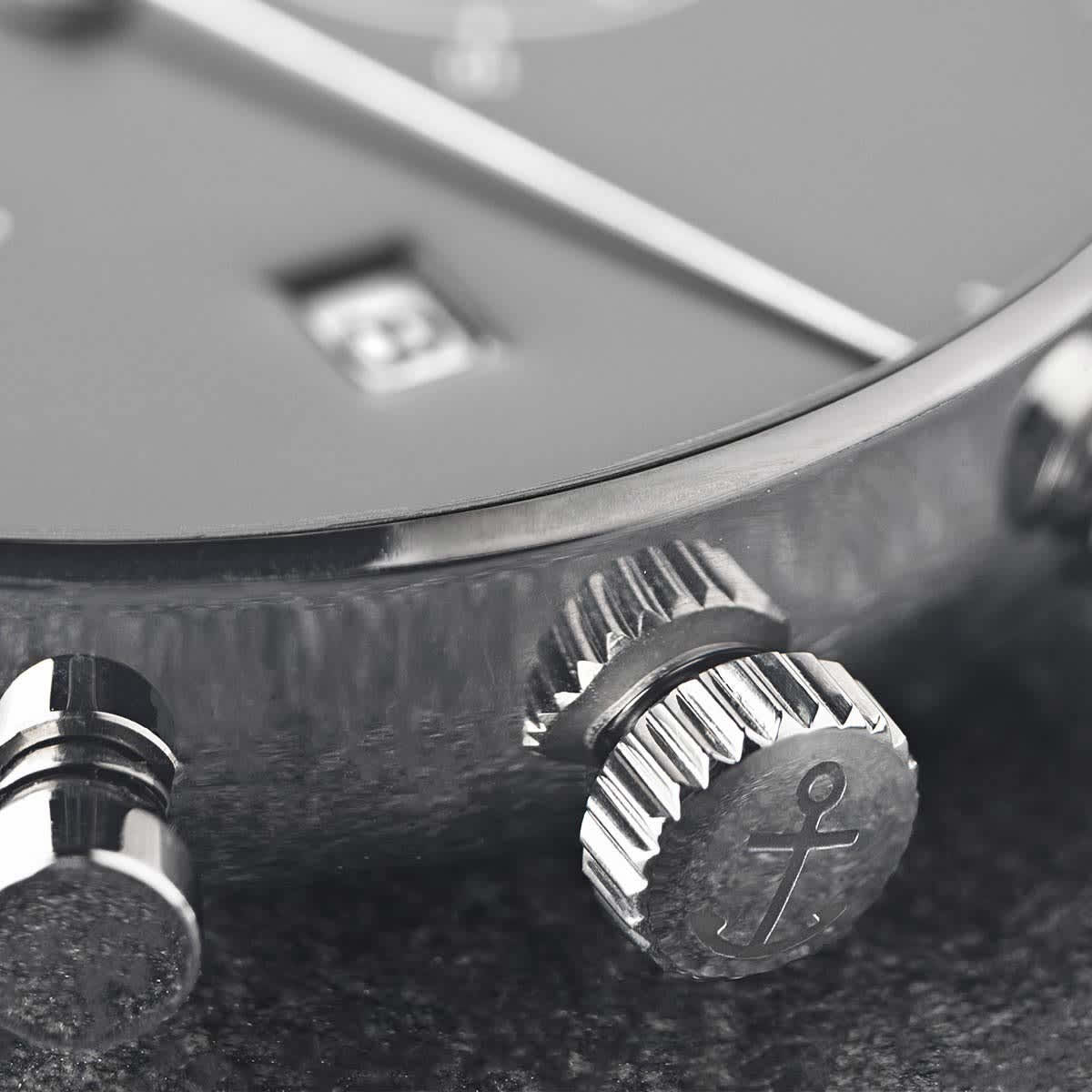 Chrono Silver Black Woven Steel _thumbnail_2