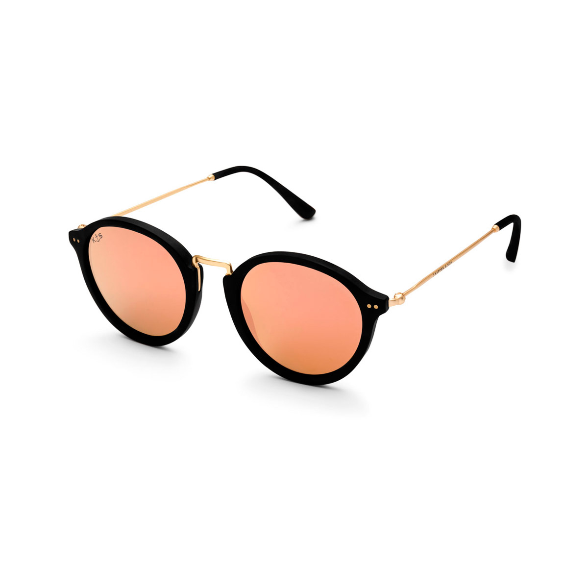Peach Black Gold Glasses Chain Accessoires Zonnebrillen & Eyewear Brilkettingen 