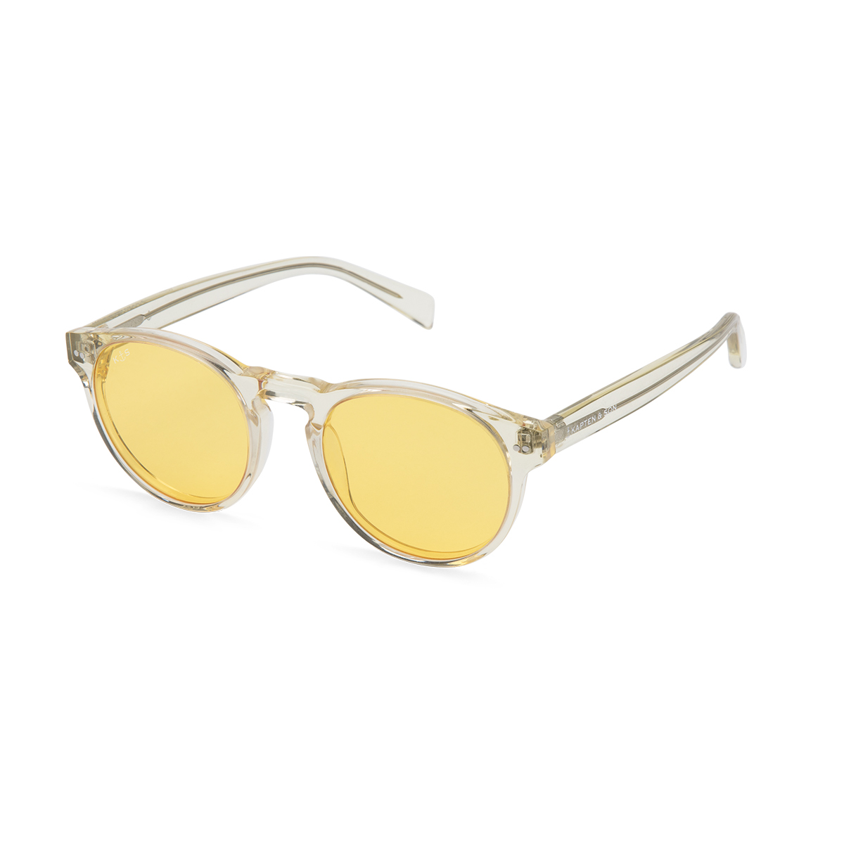 transparent frame sunglasses