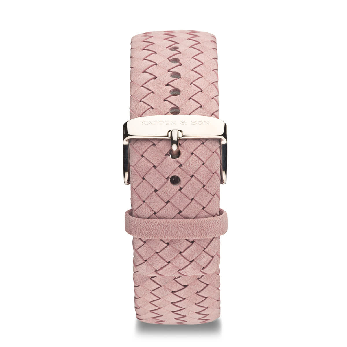 Leather Strap Rose Woven Leather Campus / Chrono Silver_thumbnail_0