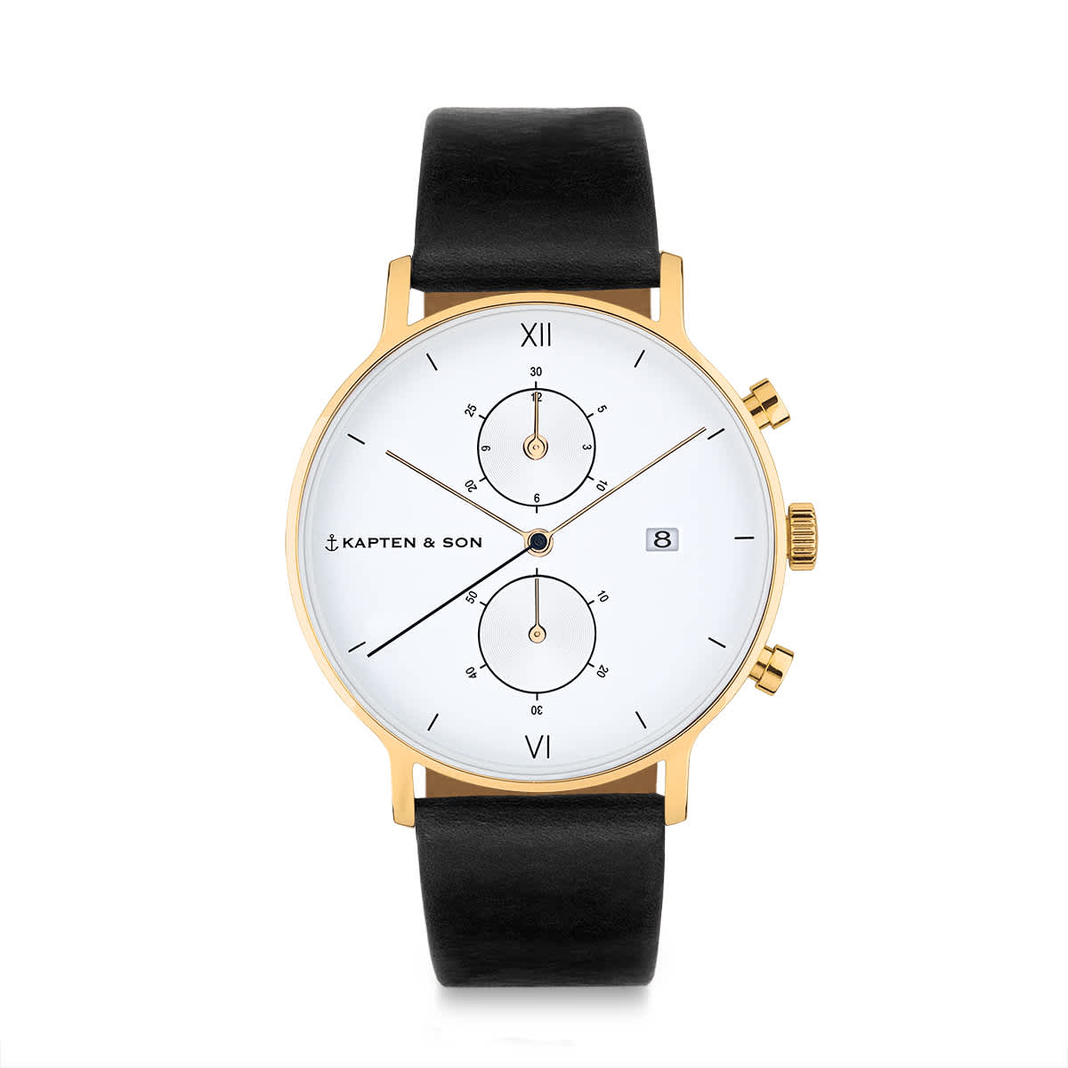 Chrono Gold Black Leather_thumbnail_0