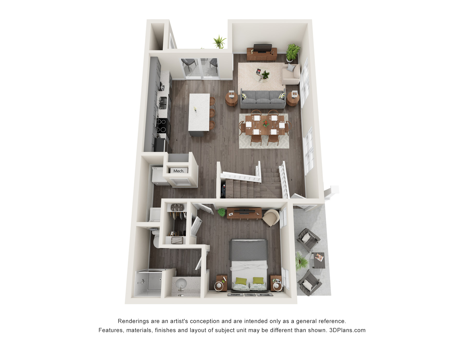 Town Branch West 3 Bed Bldg E TH 1FL