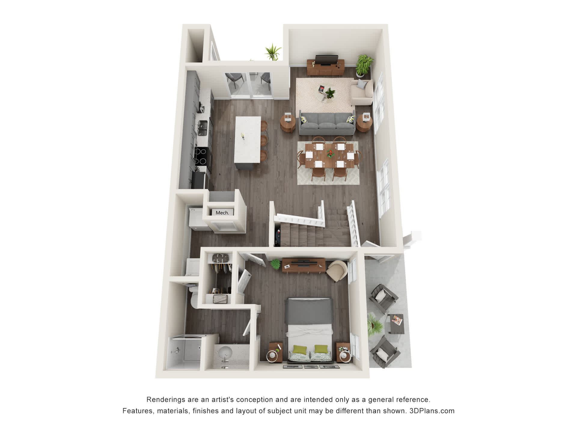 Town Branch West 3 Bed Bldg E TH 1FL