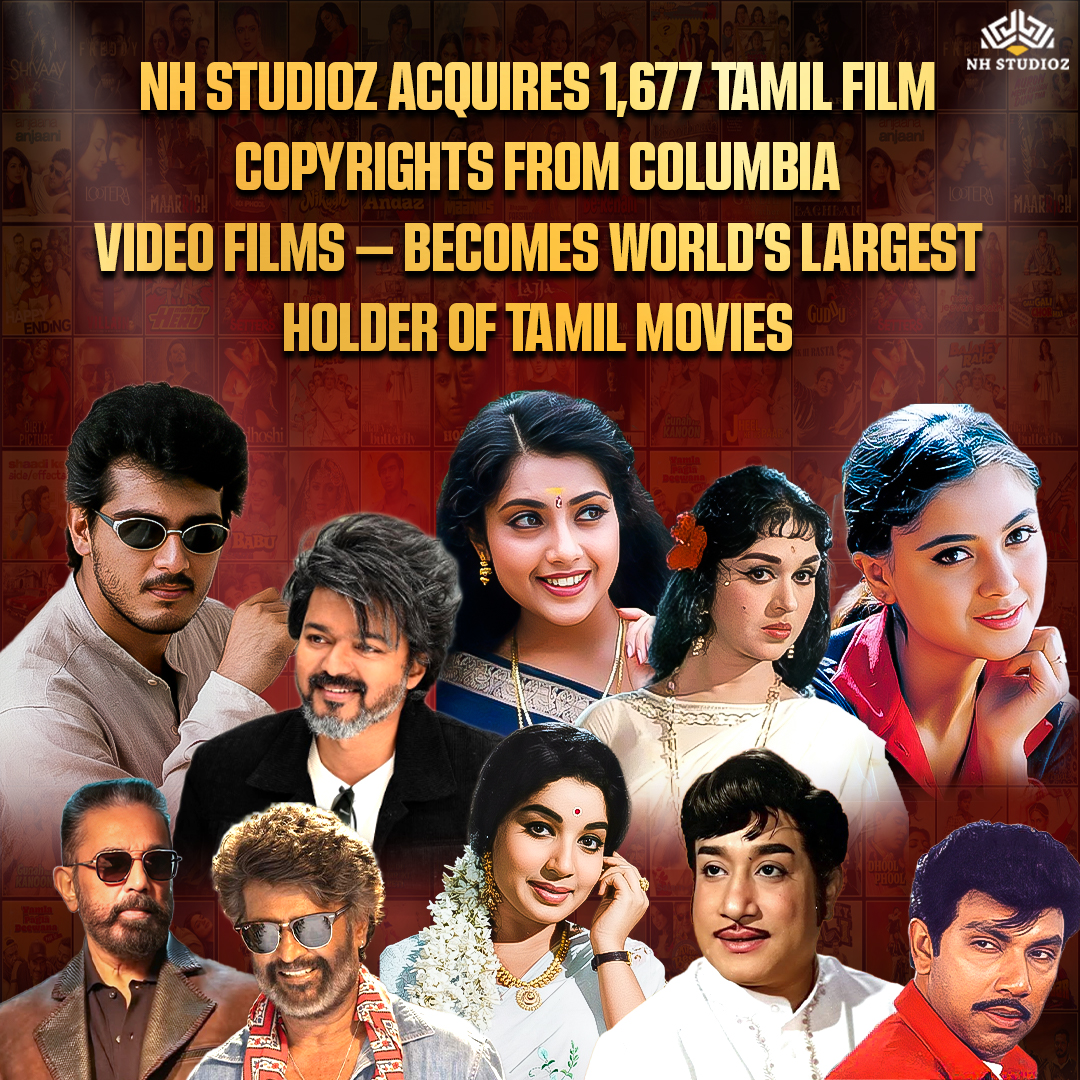 NH STUDIOZ acquires 1,677 Tamil films copyrights