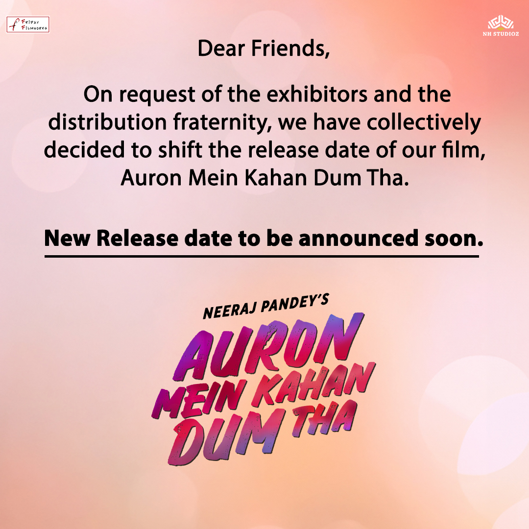 The wait is a little longer… #AuronMeinKahanDumTha