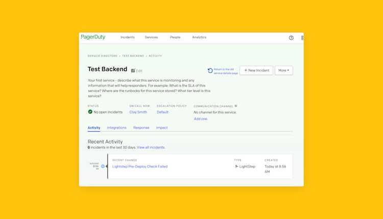 Lightstep adds complete system context to PagerDuty alerts
