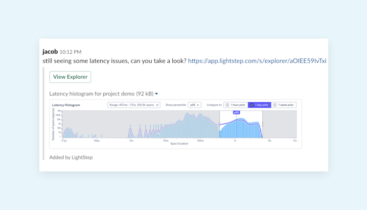 How we built this: Lightstep’s Slack integration