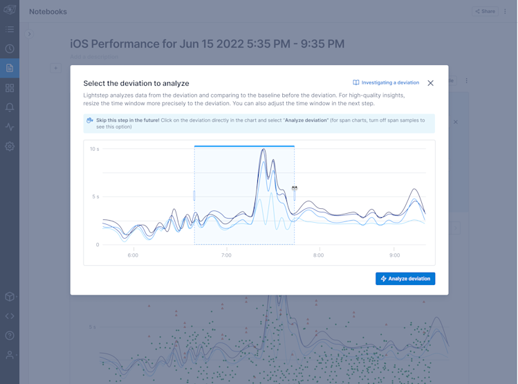 Transform your troubleshooting journey with Lightstep