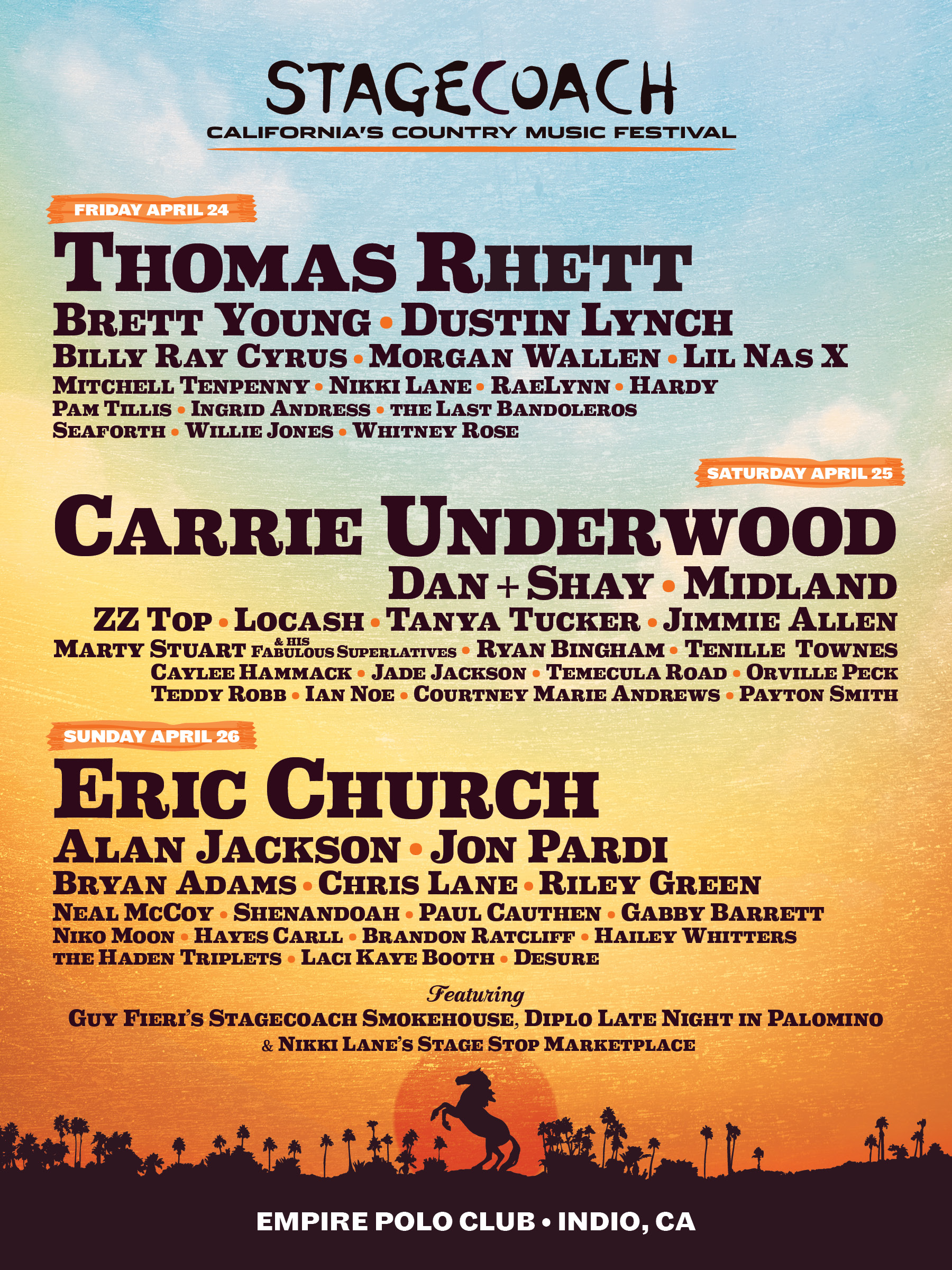 2020 Stagecoach Festival to Feature Exciting Lineup of Country Artists 1