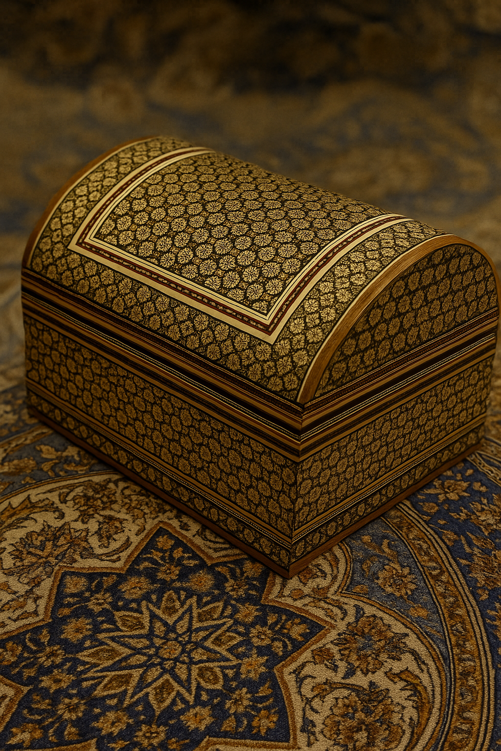 Khatamkari Marquetry Box