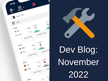 Dev Blog: November 22 - Underdog tables and new menus