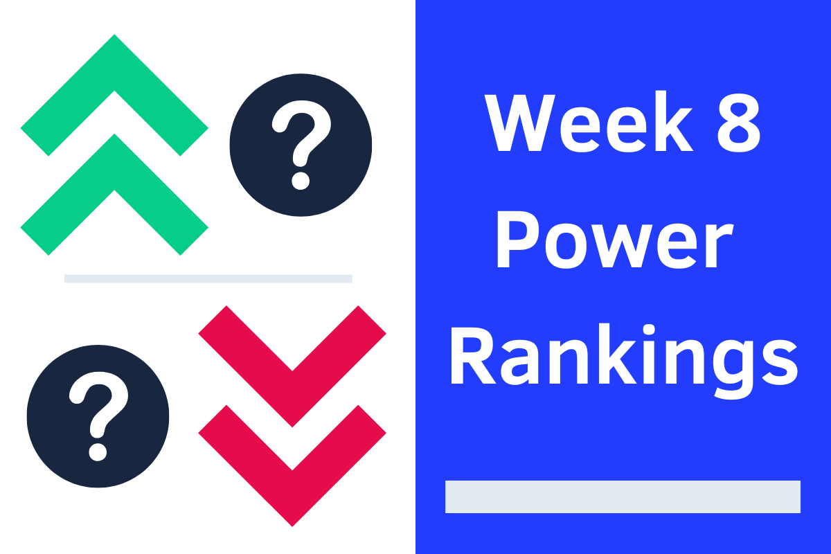 NFL Pickwatch NFL Power Rankings Week 8