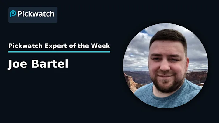 Pickwatch Expert of the Week: Joe Bartel
