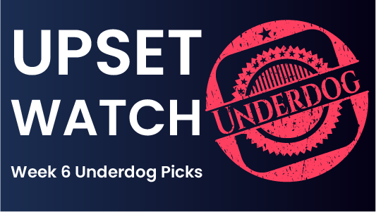 upset picks week 6 nfl