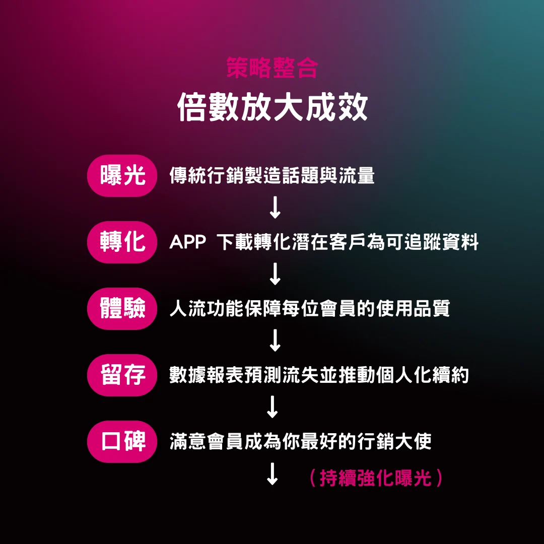 策略整合倍數放大成效
