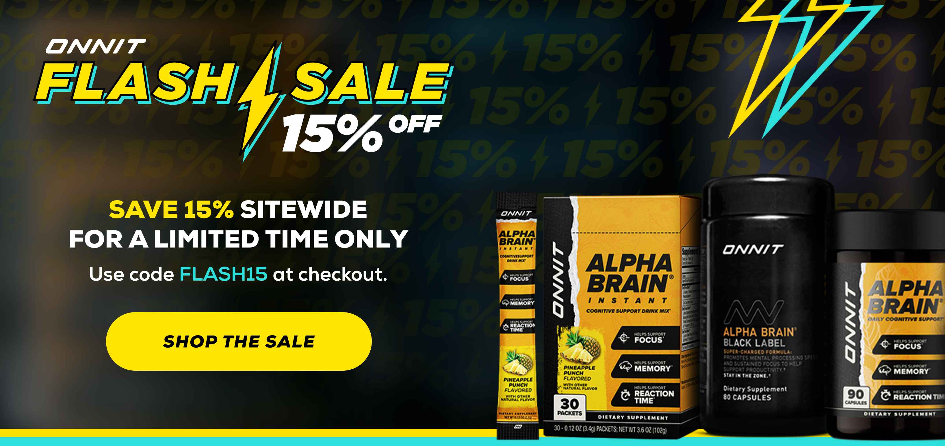 August Flash Sale 15% OFF