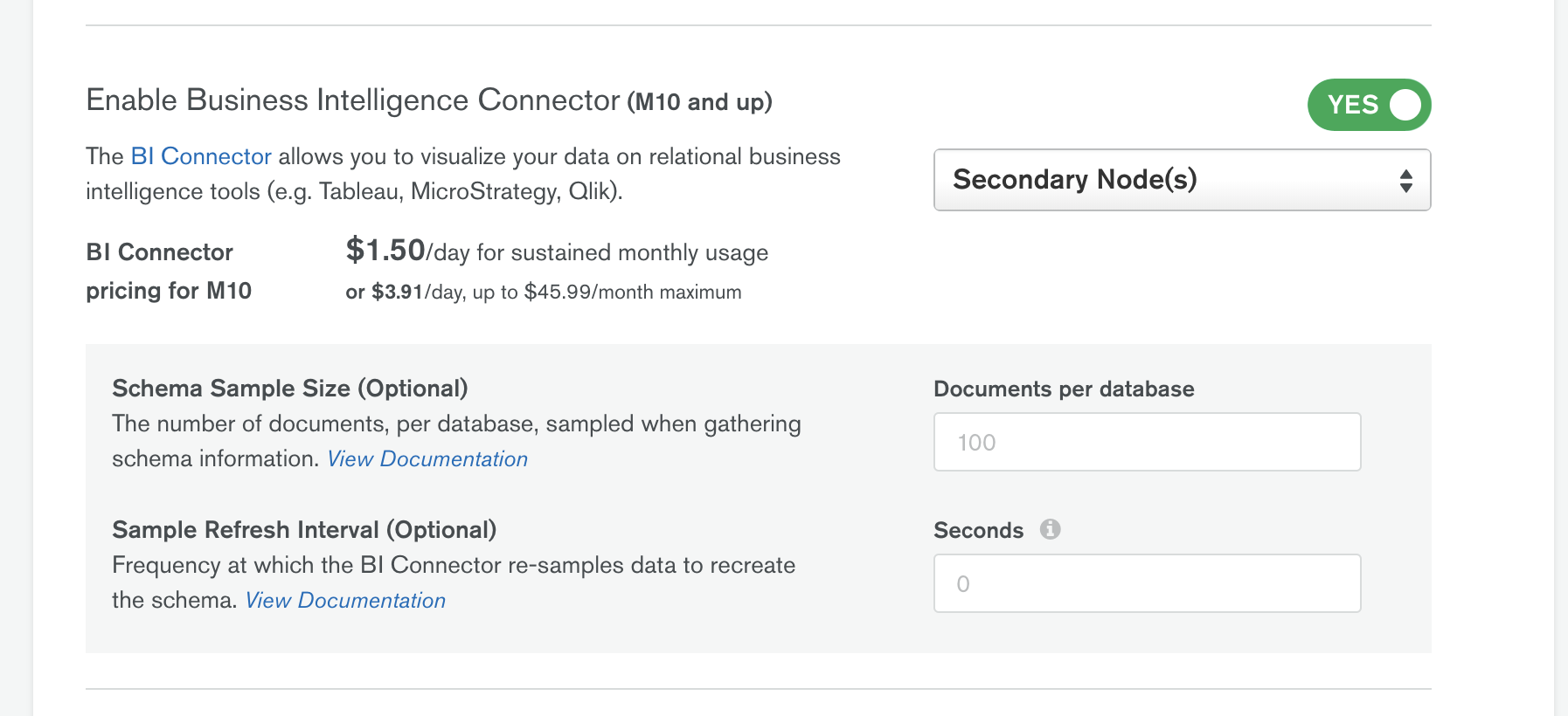 mongodb bi tools