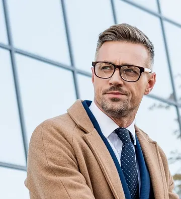 Gentleman with glasses