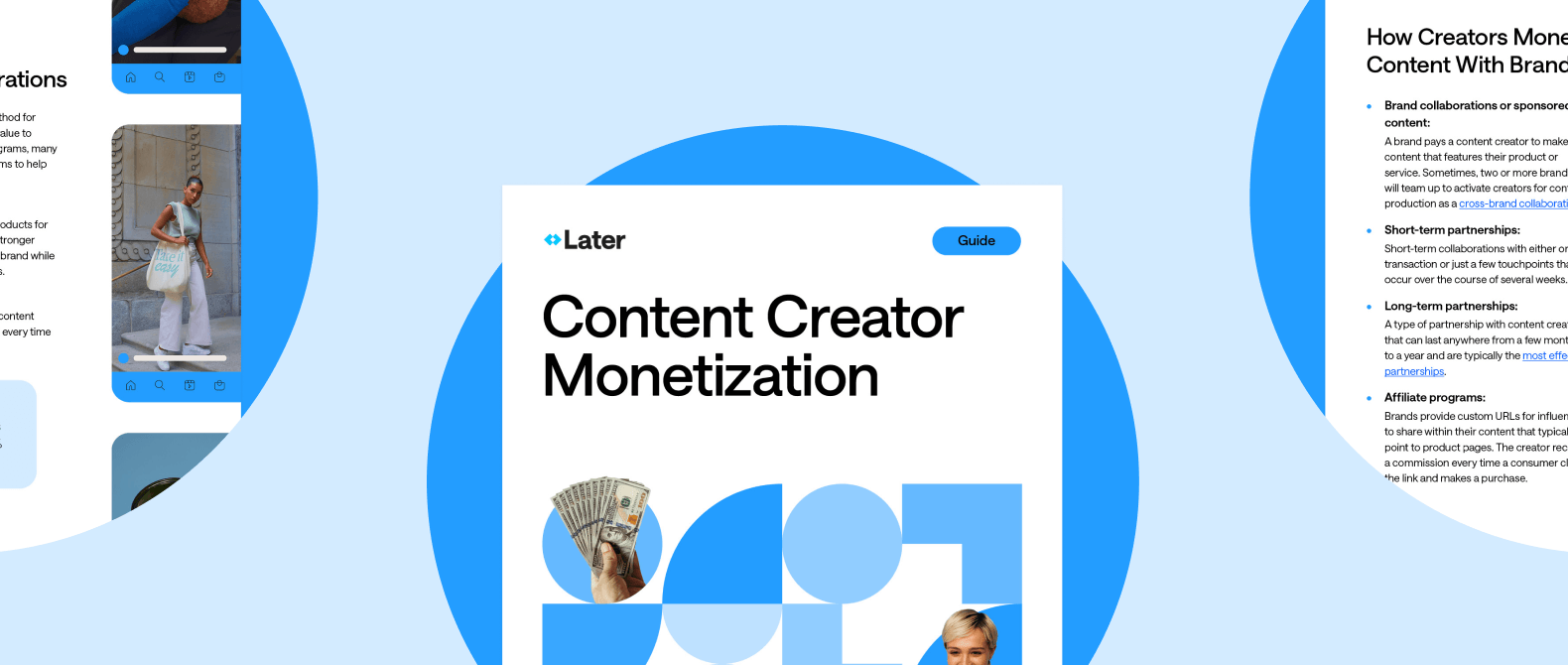 Header image for Later’s creator monetization guide