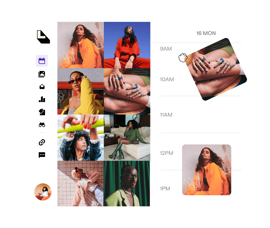 Manage active campaigns, review your media kit and find new campaigns with Later
