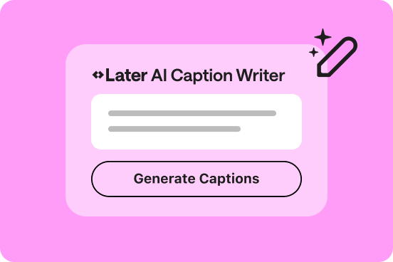 Later Launches Integrated AI-powered Caption Writer for Instagram thumbnail