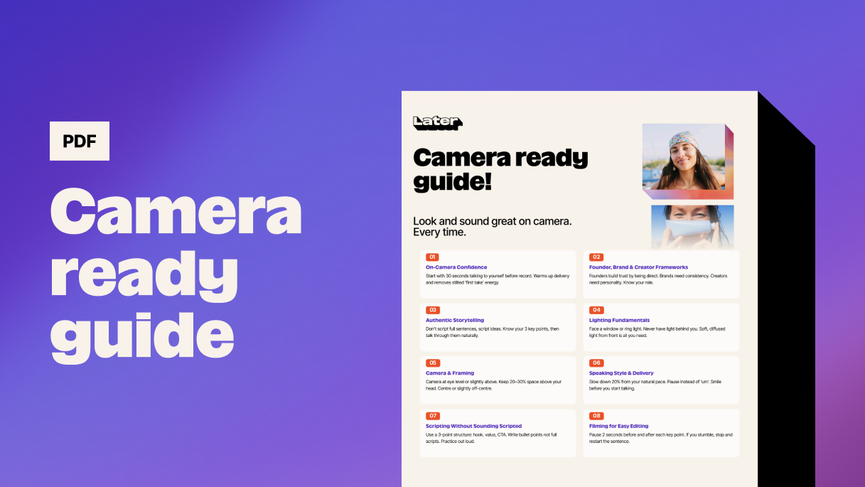 Free camera-ready guide for confident video creation  thumbnail