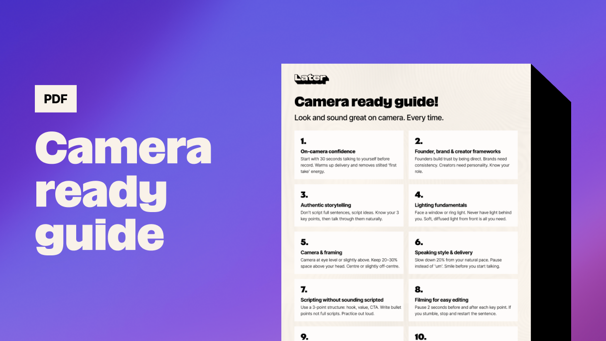 Free camera-ready guide for confident video creation thumbnail