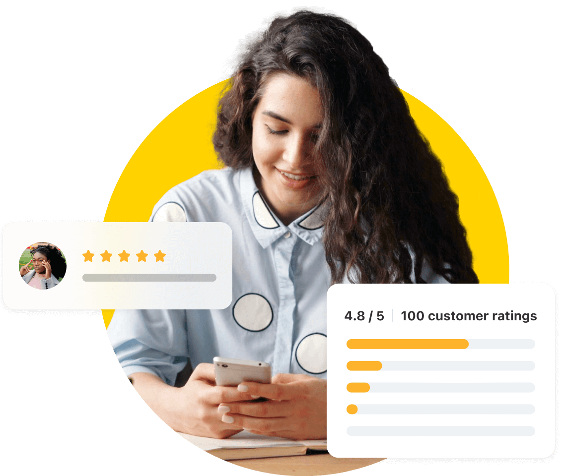 Collect and leverage ratings and reviews to drive conversions